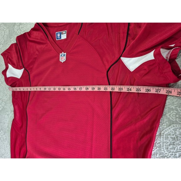 NFL Pro Line Arizona‎ Cardinals Jersey Women 4XL 4TG Red Football - Picture 5 of 5